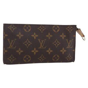 LOUIS VUITTON Monogram Bucket GM Accessory Pouch LV Auth 148724